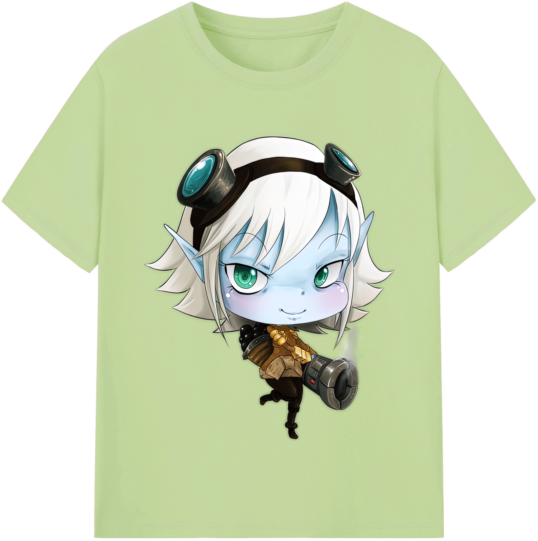 リーグ・オブ・レジェンド League of Legends LOL 綿100％半袖Tシャツ（フロントプリント）